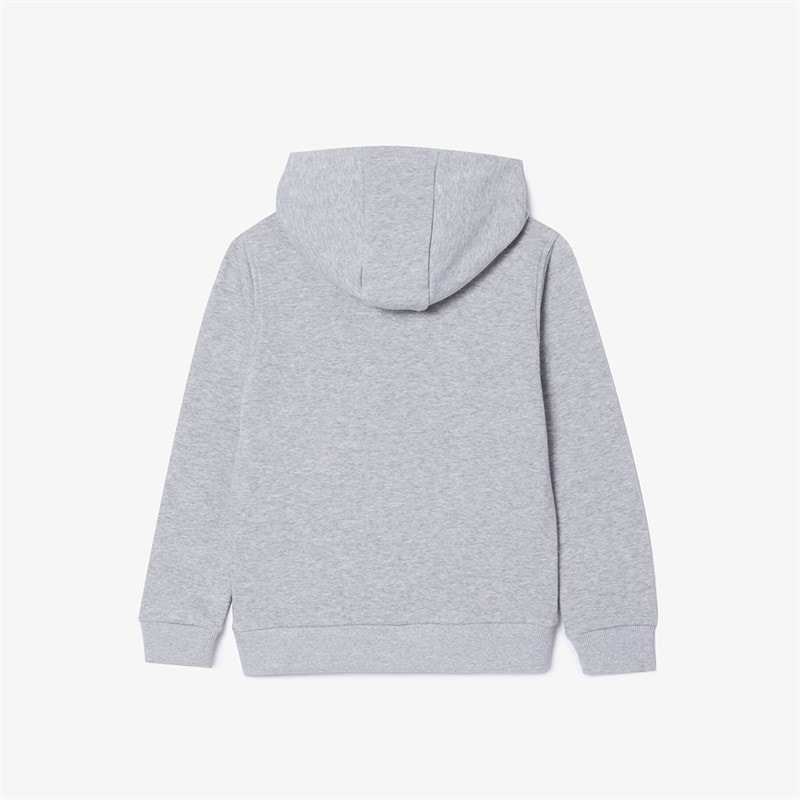 Lacoste Boys Hoodie Argent Chine - Image 2