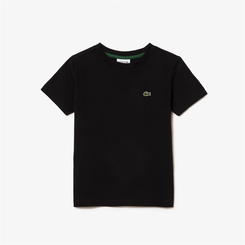 Lacoste Boys T-Shirt Noir - Image 1