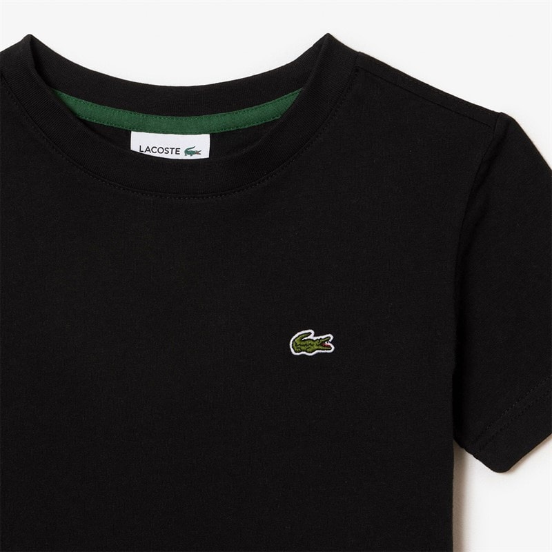 Lacoste Boys T-Shirt Noir - Image 3