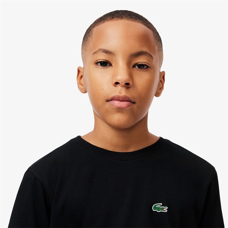 Lacoste Boys T-Shirt Noir - Image 3