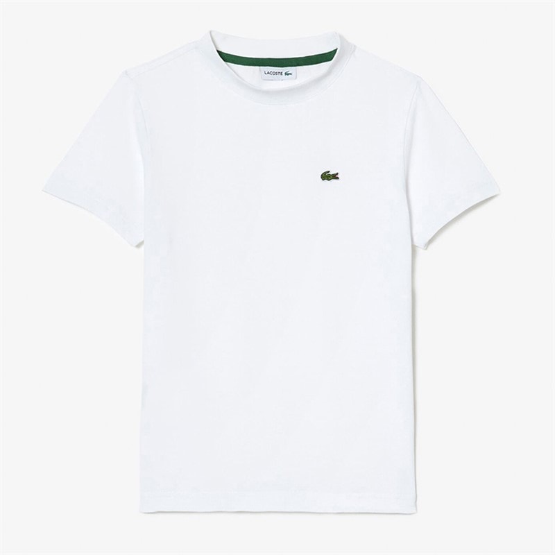 Lacoste Boys T-Shirt Blanc - Image 1