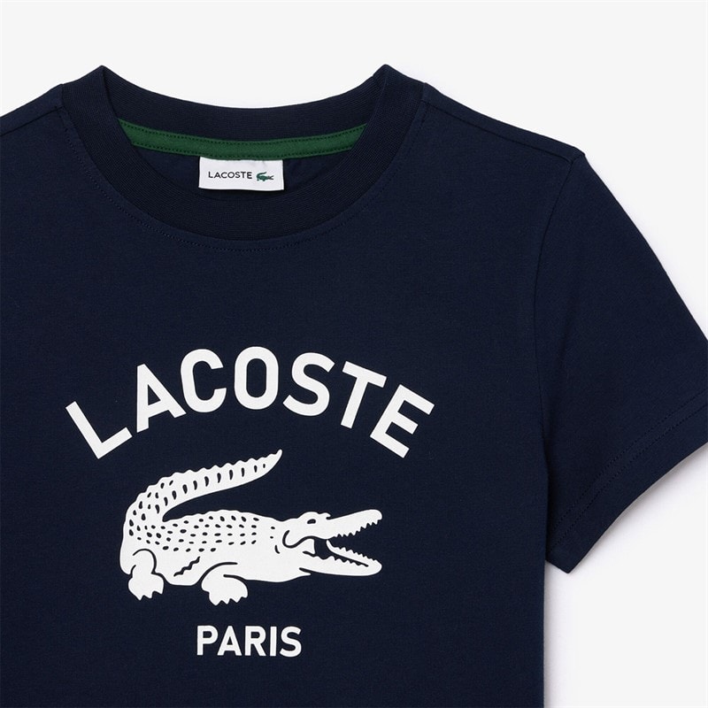 Lacoste Boys T-Shirt Marine - Image 3