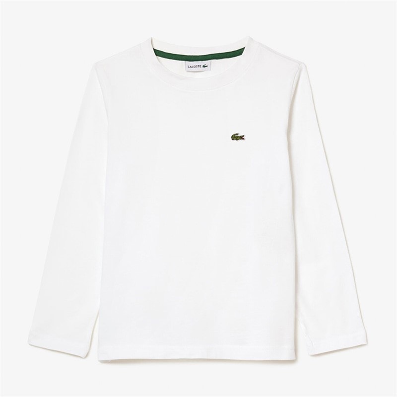 Lacoste Boys Tops Blanc - Image 1