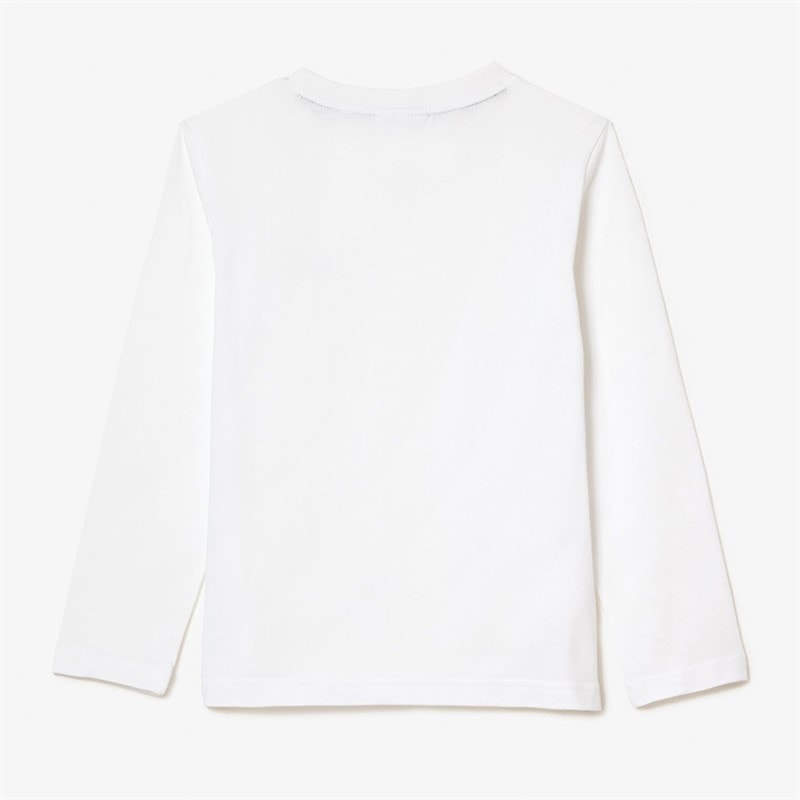 Lacoste Boys Tops Blanc - Image 2