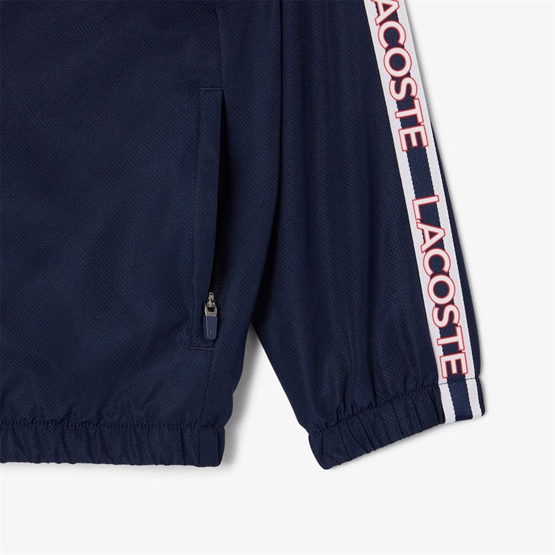 Lacoste Boys Tracksuit Marine/Grenadine - Image 4
