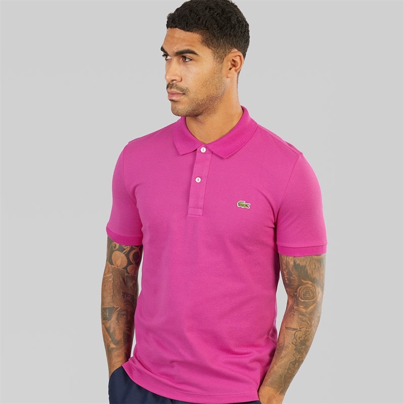 Lacoste Mens Polo Shirt Malva - Image 1