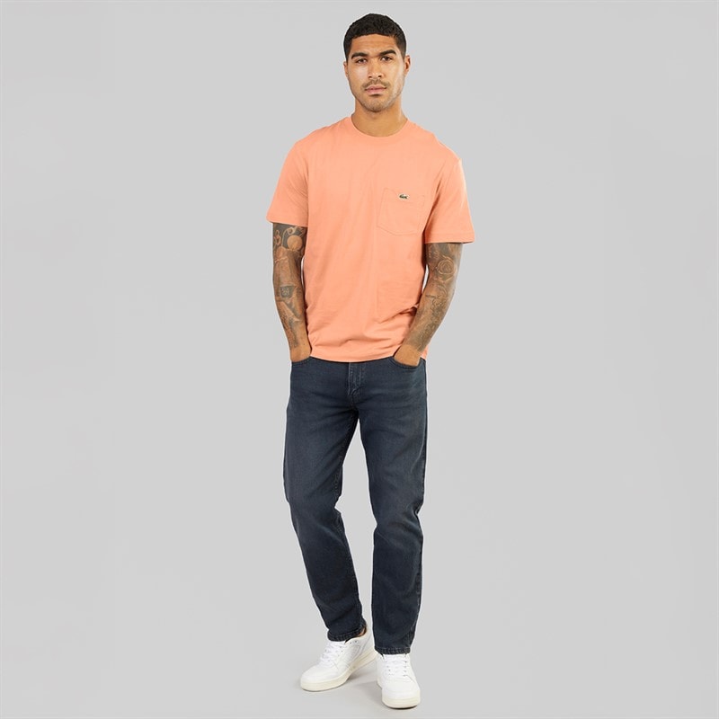 Lacoste Mens T-Shirt Latte - Image 4