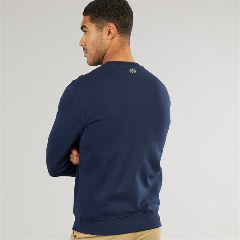 Lacoste Mens Sweatshirt Navy Blue - Image 2