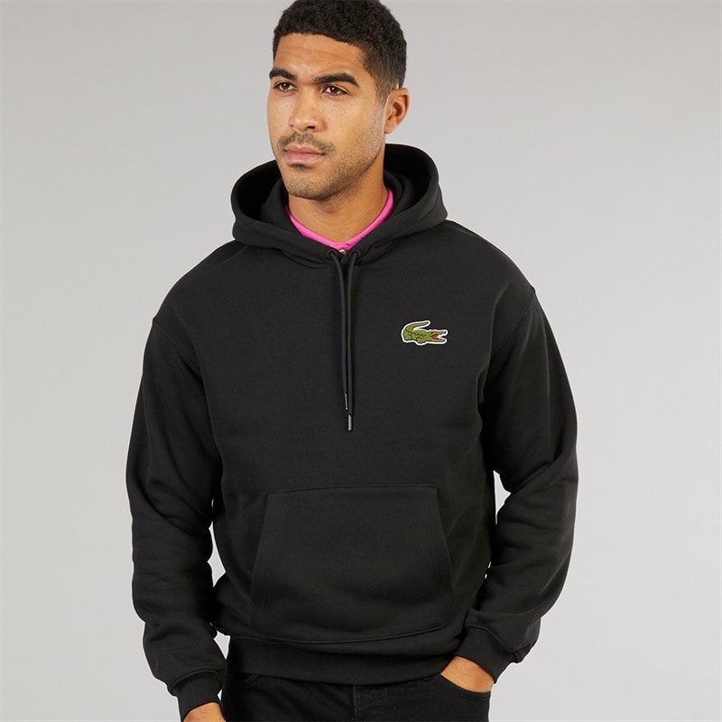 Lacoste Mens Hoodie Black - Image 1