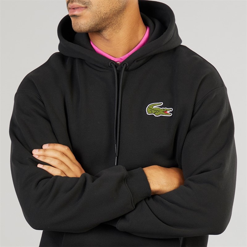 Lacoste Mens Hoodie Black - Image 3