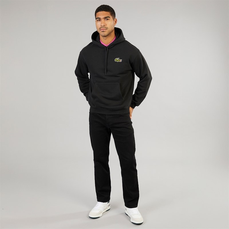 Lacoste Mens Hoodie Black - Image 4