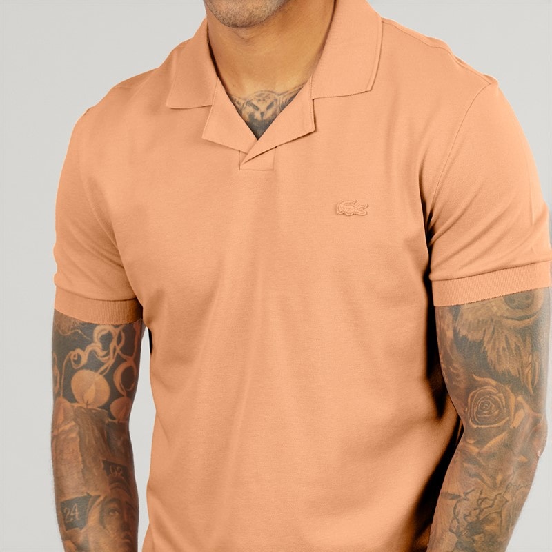Lacoste Mens Polo Shirt Latte - Image 3
