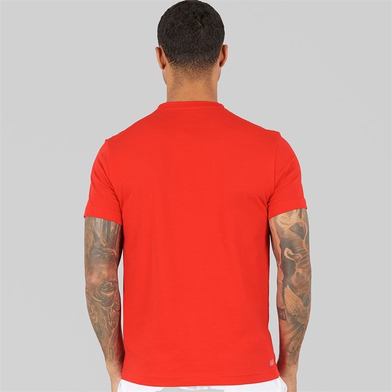 Lacoste Mens Graphic T-Shirt Grenadine - Image 2