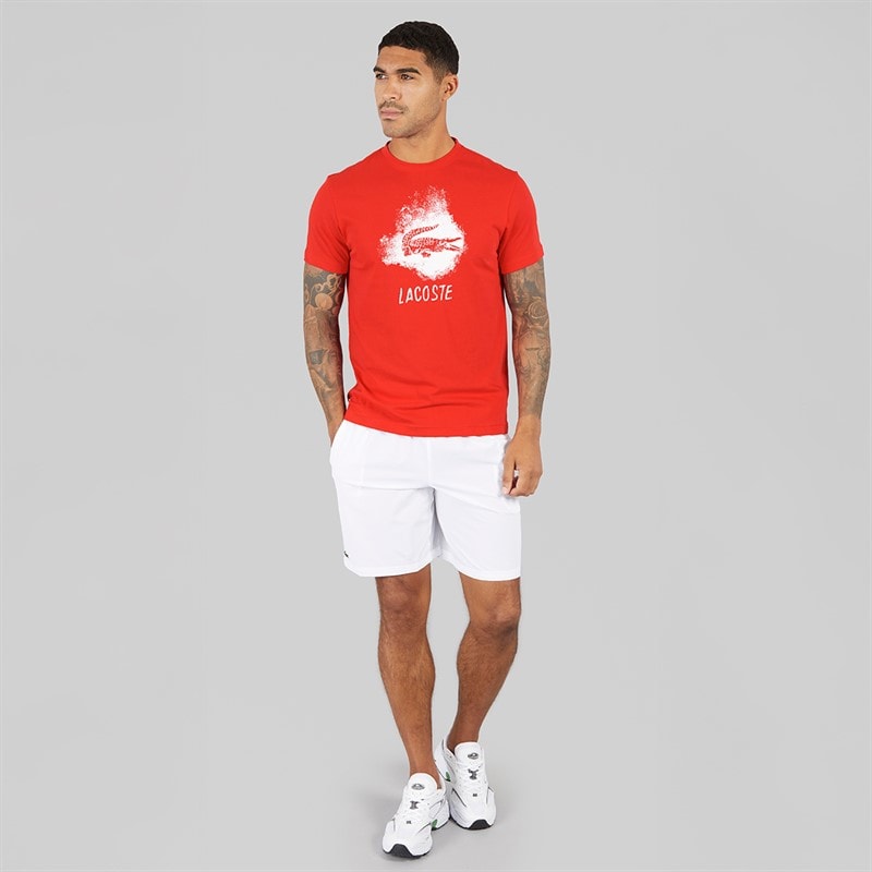 Lacoste Mens Graphic T-Shirt Grenadine - Image 4