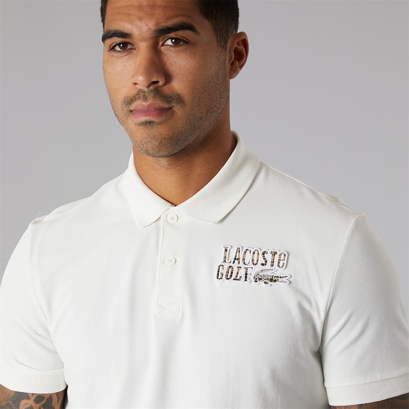 Lacoste Mens Polo Shirt Flour - Image 3