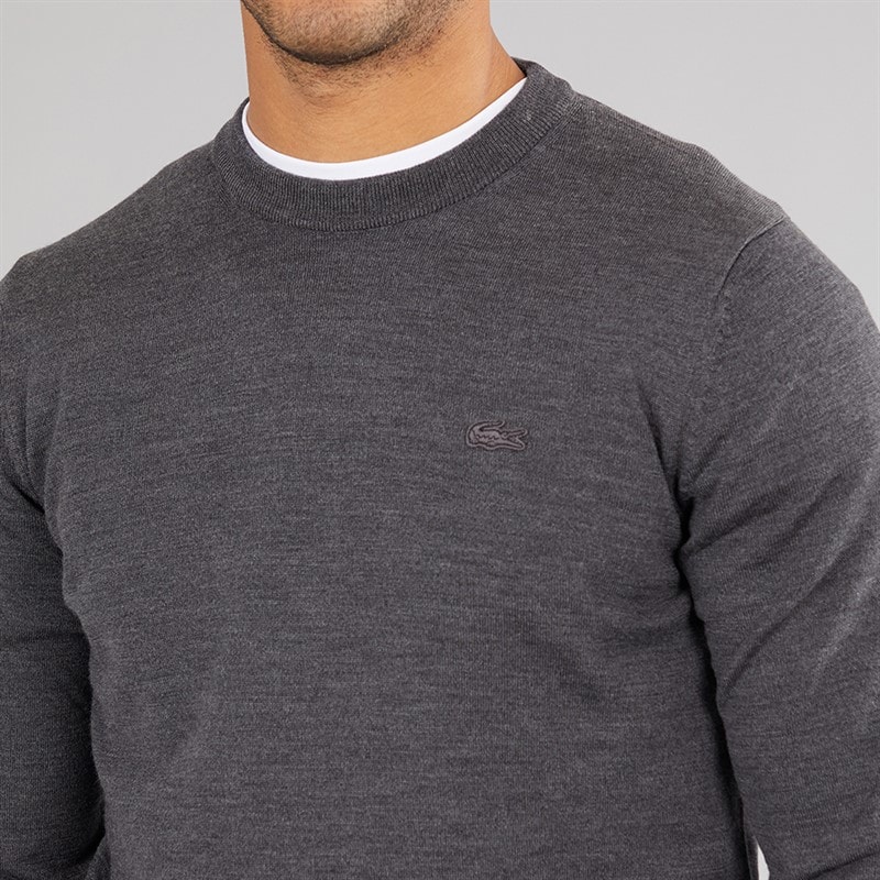 Lacoste Mens Crew Neck Sweatshirt Pitch Chine - Image 3