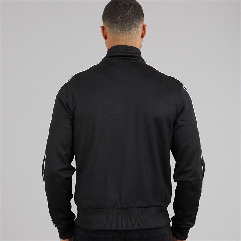 Lacoste Mens Zip Up Sweatshirt Black - Image 3