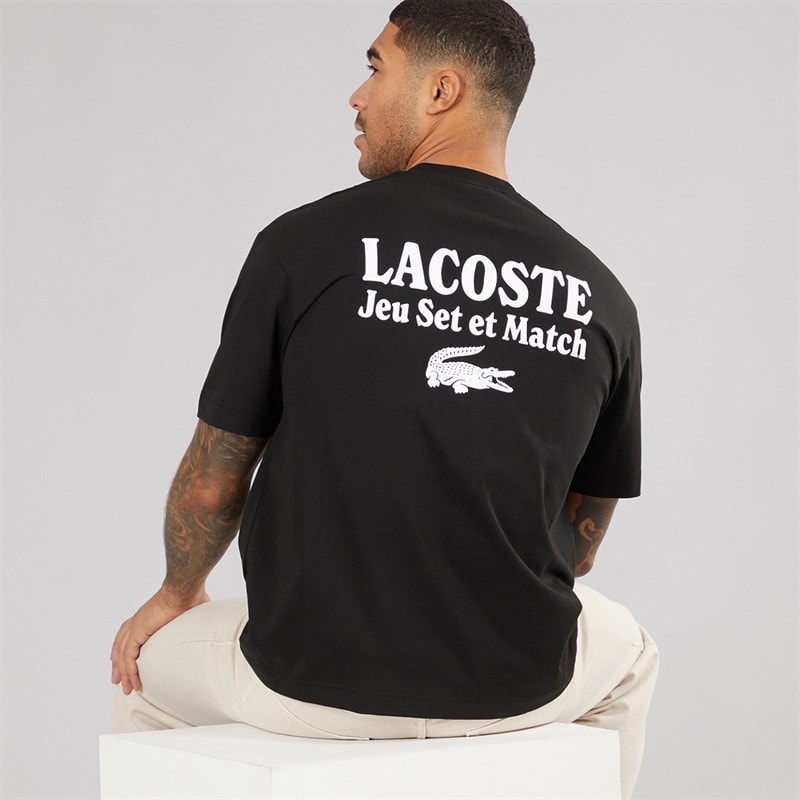 Lacoste Mens T-Shirt Black