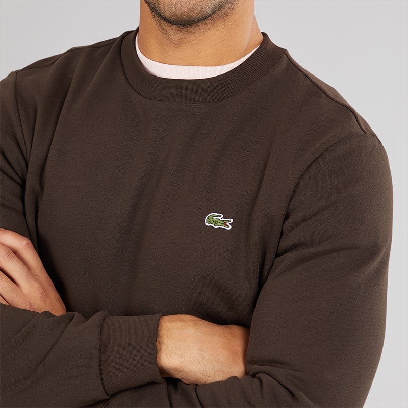 Lacoste Mens Crew Neck Sweatshirt Port 0 - Image 3
