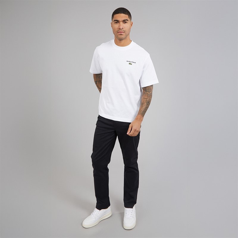 Lacoste Mens T-Shirt White - Image 4