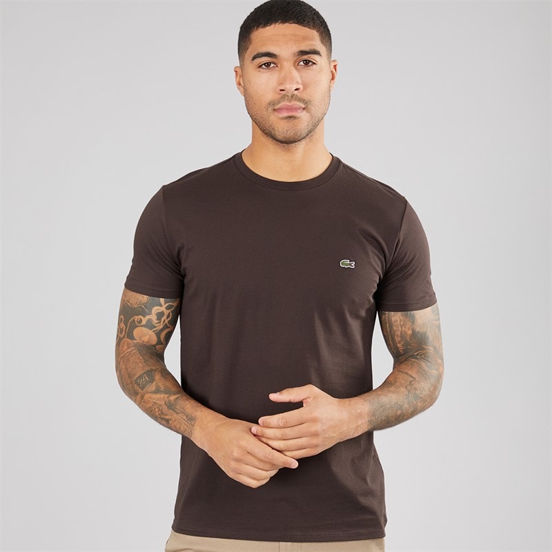 Lacoste Mens Crew Neck T-Shirt Port 0 - Image 1