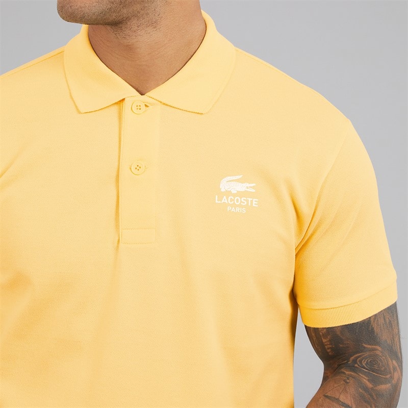Lacoste Mens Polo Shirt Sesame - Image 3