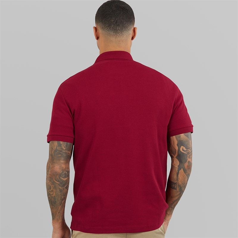 Lacoste Mens Polo Shirt Bordeaux - Image 2
