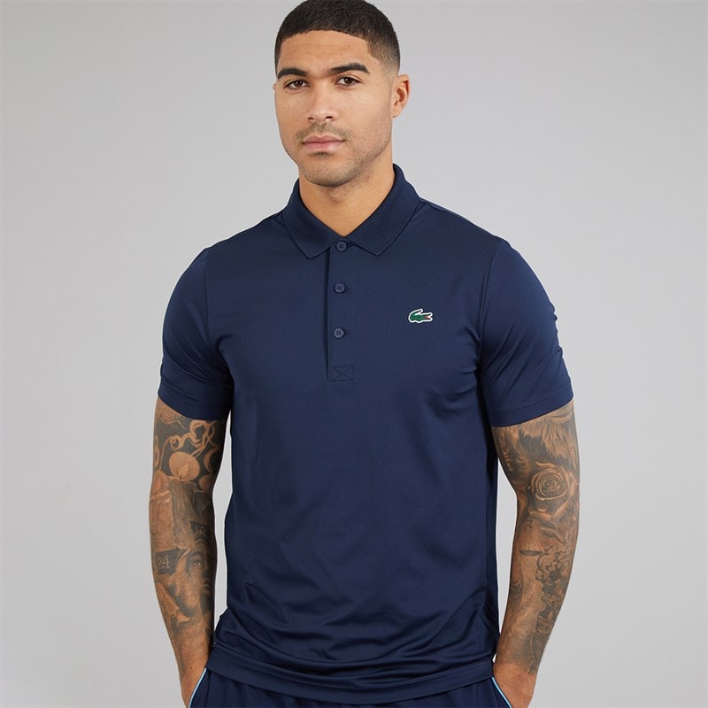 Lacoste Mens Polo Shirt Navy Blue - Image 1
