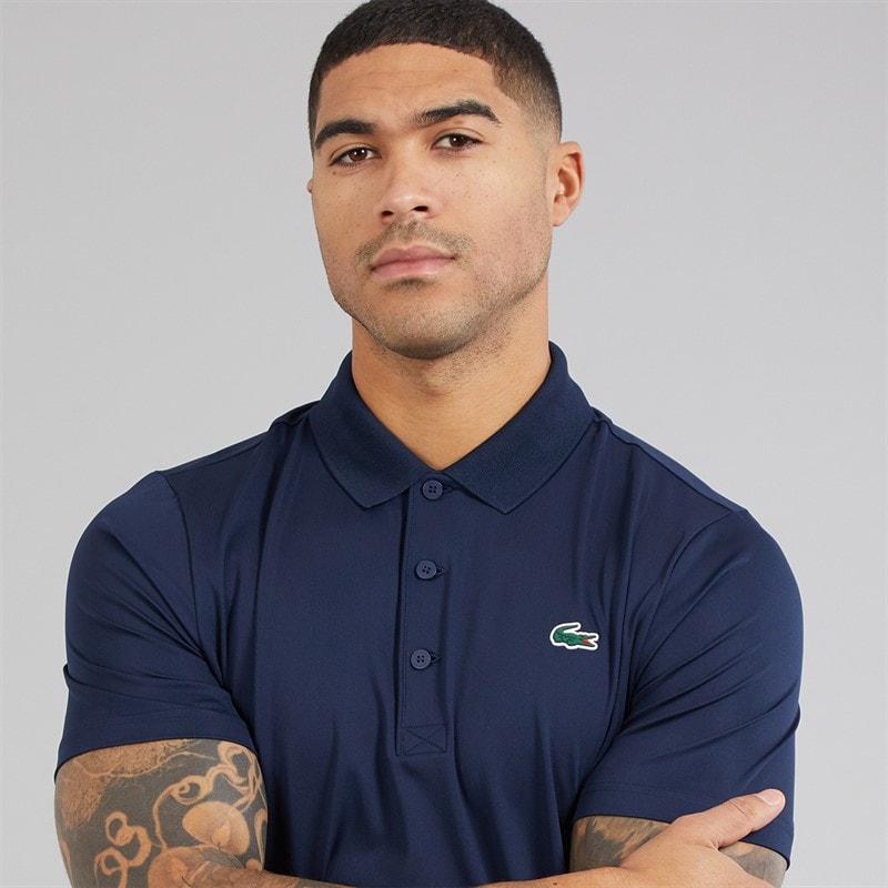 Lacoste Mens Polo Shirt Navy Blue - Image 3