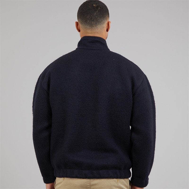 Lacoste Mens 1/4 Zip Fleece Sweatshirt Abysm - Image 3