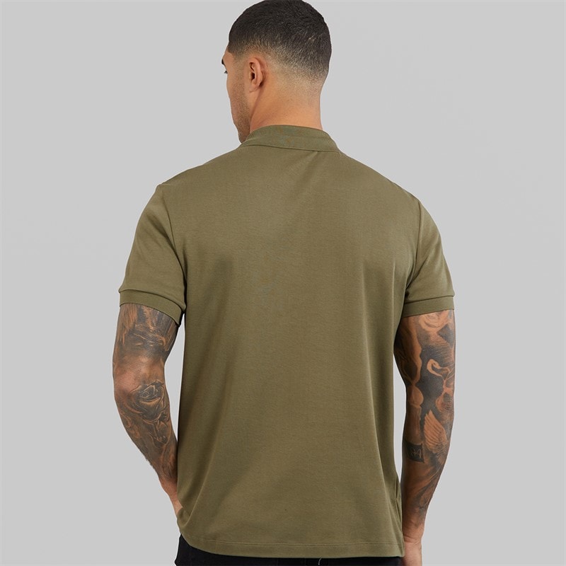 Lacoste Mens Polo Shirt Olive - Image 2