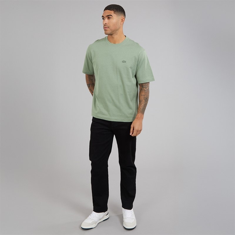 Lacoste Mens Crew Neck T-Shirt Thyme - Image 4