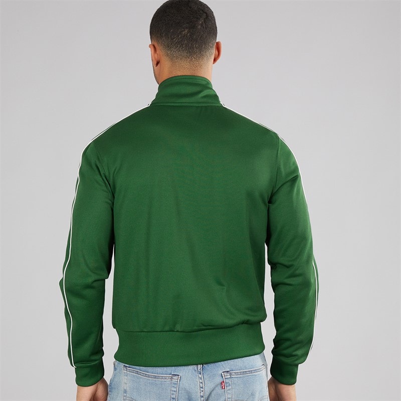 Lacoste Mens Zip Up Sweatshirt Green - Image 2