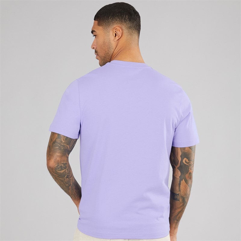 Lacoste Mens Crew Neck T-Shirt Delphinium - Image 2