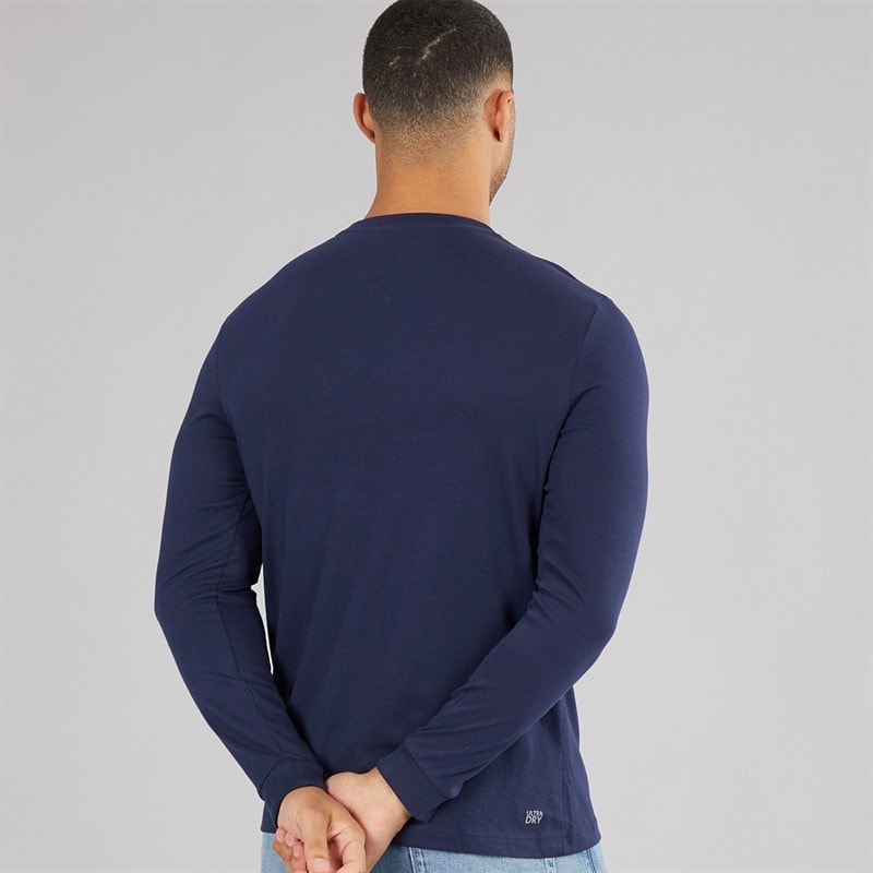 Lacoste Mens T-Shirt Navy Blue - Image 2