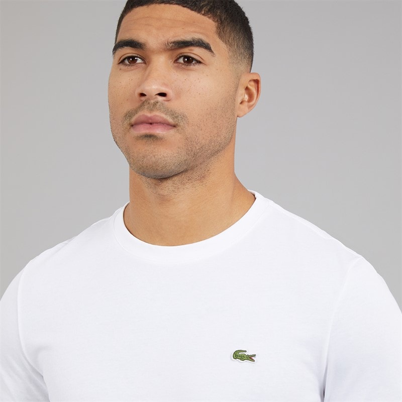 Lacoste Mens T-Shirt White - Image 3