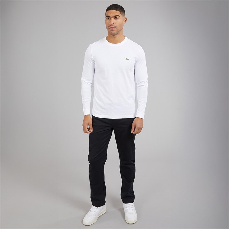 Lacoste Mens T-Shirt White - Image 4