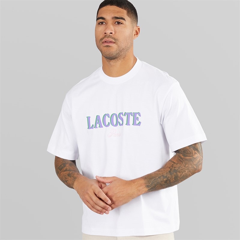 Lacoste Mens T-Shirt White - Image 1