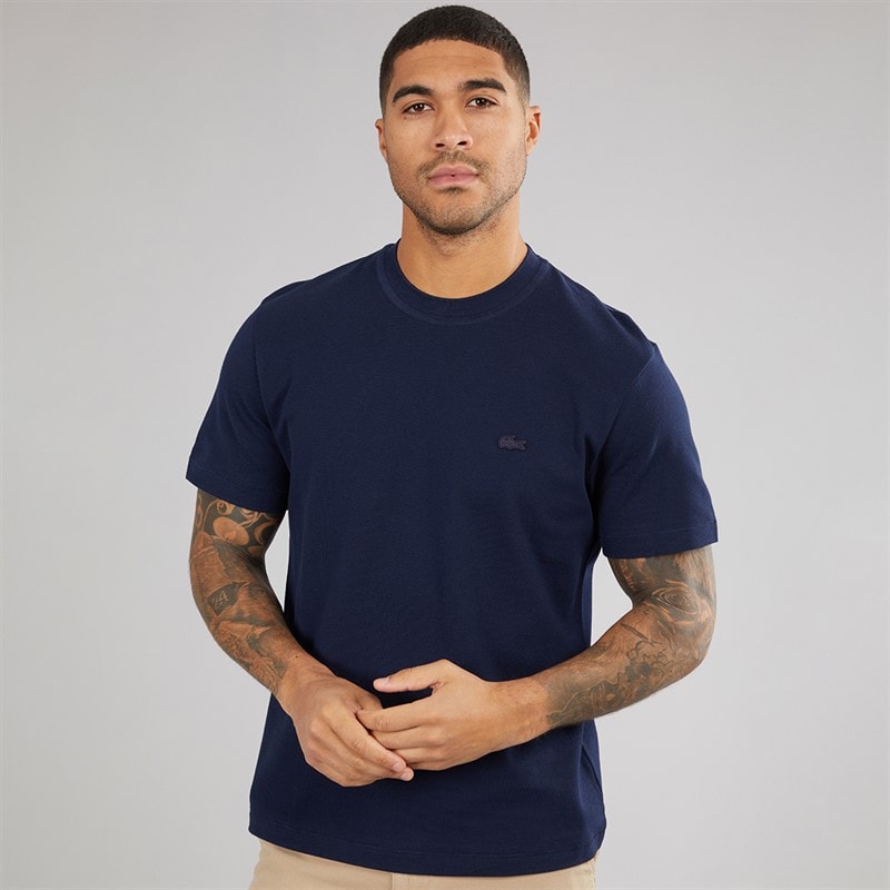 Lacoste Mens T-Shirt Navy Blue - Image 1