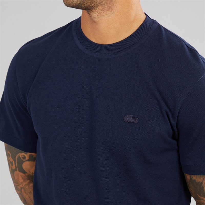 Lacoste Mens T-Shirt Navy Blue - Image 3