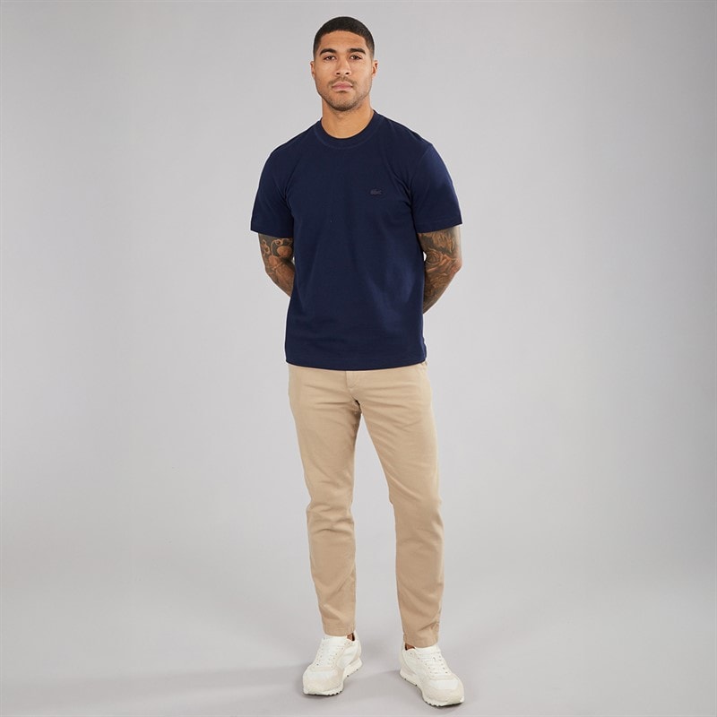 Lacoste Mens T-Shirt Navy Blue - Image 4