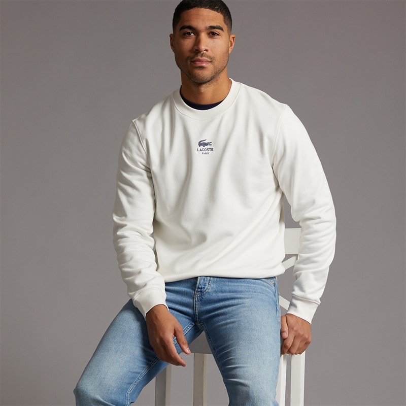 Lacoste Mens Sweatshirt Flour