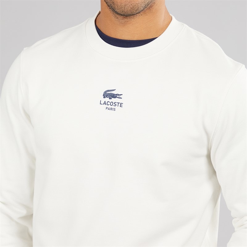 Lacoste Mens Sweatshirt Flour - Image 3
