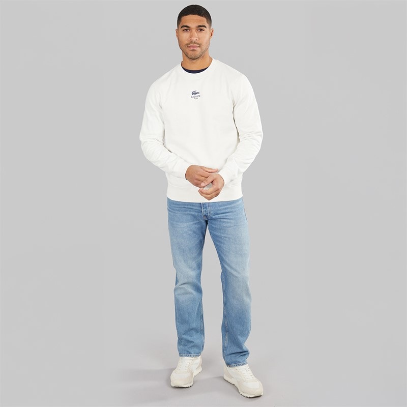 Lacoste Mens Sweatshirt Flour - Image 4