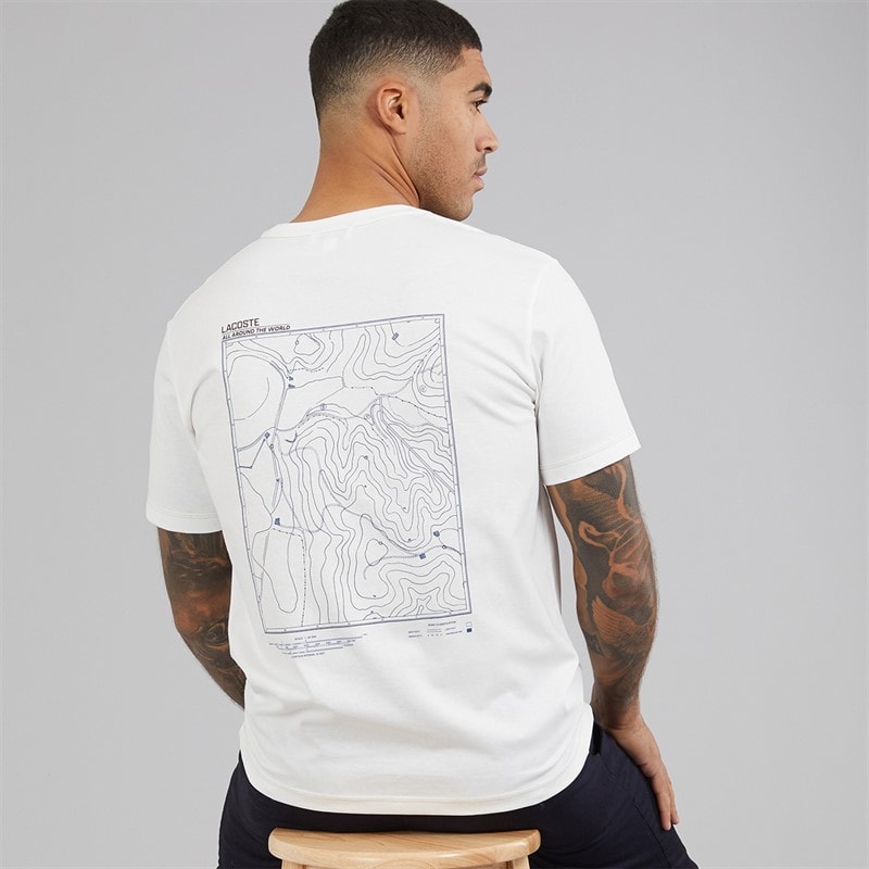 Lacoste Mens T-Shirt Flour - Image 1
