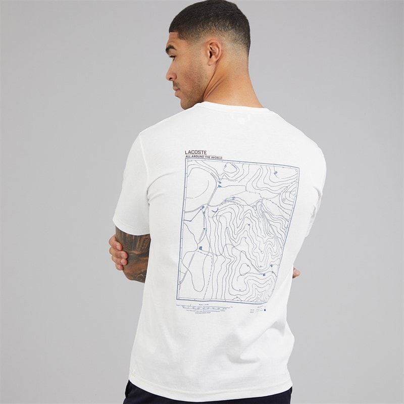Lacoste Mens T-Shirt Flour - Image 3