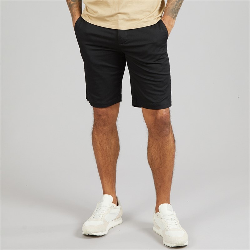 Lacoste Mens Slim Fit Stretch Cotton Chino Shorts Black - Image 1