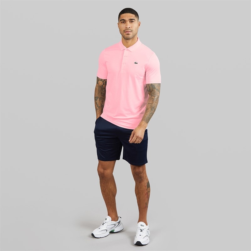 Lacoste Mens Regular Fit Polo Shirt Light Pink - Image 4