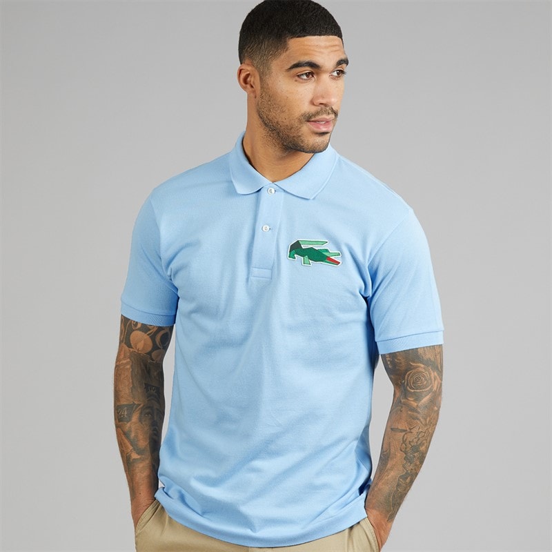 Lacoste Mens Polo Shirt Pale Blue - Image 1
