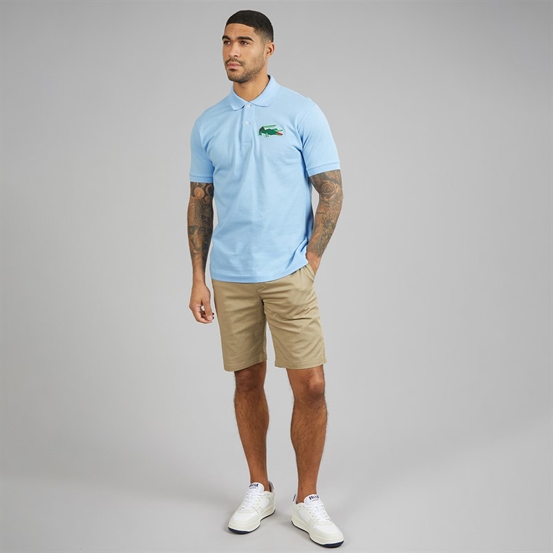 Lacoste Mens Polo Shirt Pale Blue - Image 4